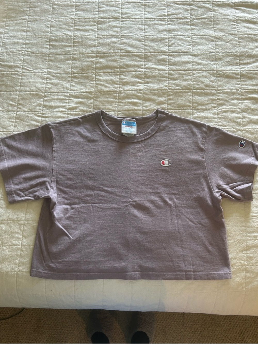 Champion Cropped Crewneck T-Shirt